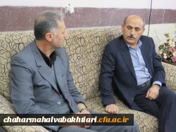 سیدسعید زمانیان دهکردی  نماینده مجلس شورای اسلامی با دکتر مسعود رحیمی مدیریت امور پردیس های استانی دیدار وگفتگو کردند. 3