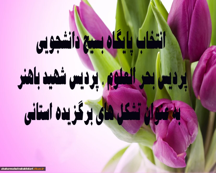 انتخاب پایگاه بسیج دانشجویی پردیس بحر العلوم وپردیس شهید باهنر به عنوان تشکل برگزیده استانی  2