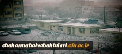 تصاویر دانشگاه دریک روز برفی 2