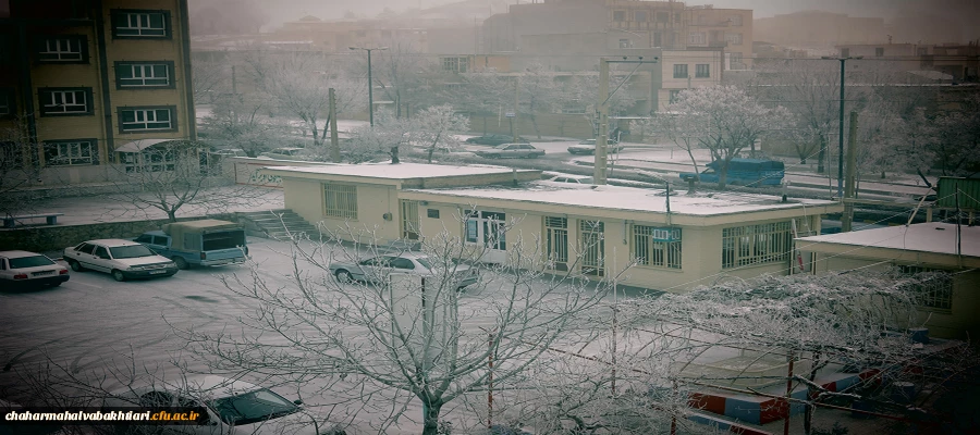 تصاویر دانشگاه دریک روز برفی 2