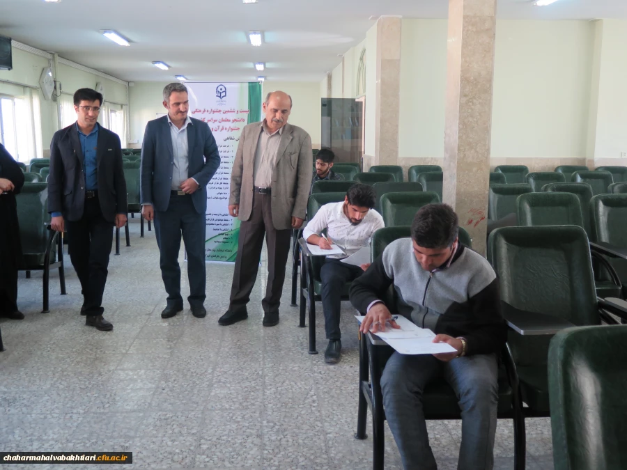 بازدید دکتر رحیمی مدیریت امورپردیس های استان از محل برگزاری جشنواره قرآن وعترت 4