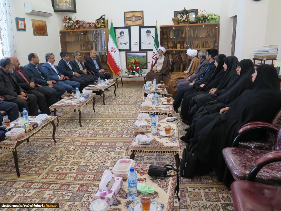 دیدارنوروزی دانشگاه فرهنگیان استان چهارمحال وبختیاری با نماینده ولی فقیه در استان 2