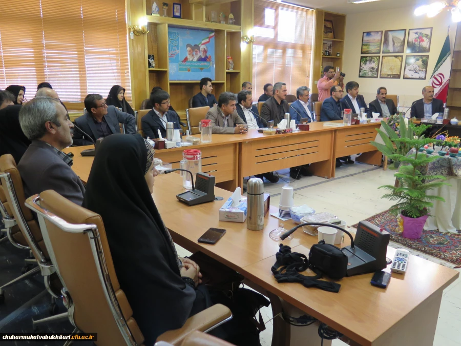 دیدار نوروزی دانشگاه فرهنگیان با استاندار چهارمحال وبختیاری 3