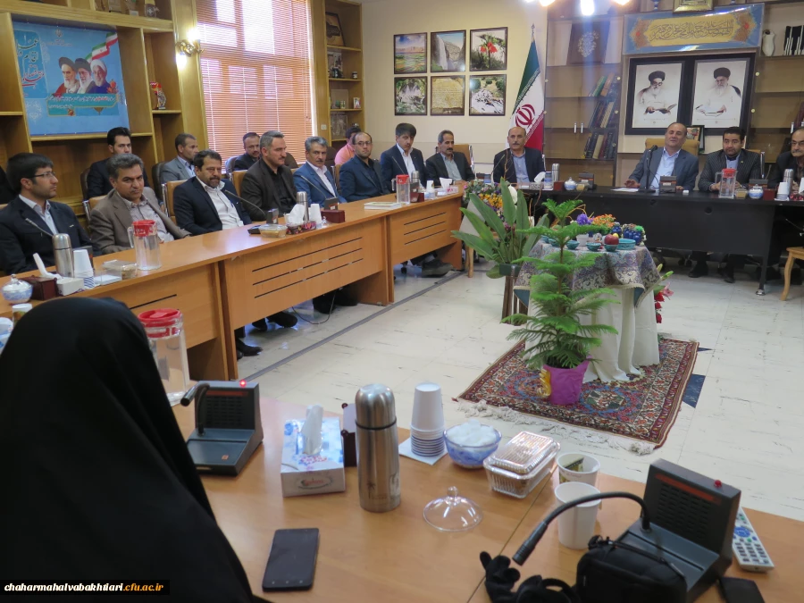 دیدار نوروزی دانشگاه فرهنگیان با استاندار چهارمحال وبختیاری 5