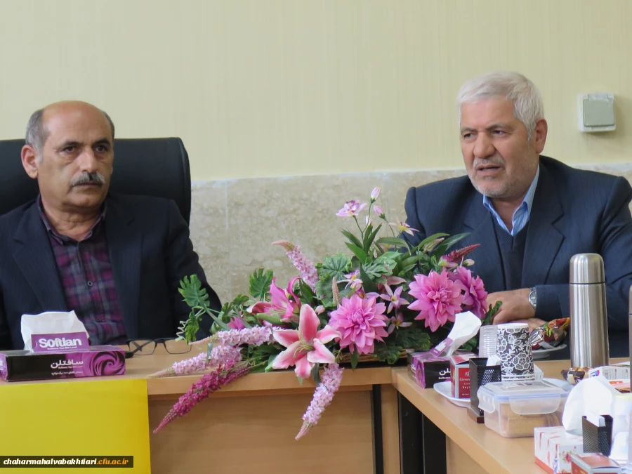 بازدید دوره ای مسئولین توسعه ومدیریت منابه از پردیس های استان چهارمحال وبختیاری  2