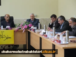 بازدید دوره ای مسئولین توسعه ومدیریت منابه از پردیس های استان چهارمحال وبختیاری  3