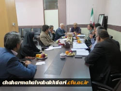 بازدید دوره ای مسئولین توسعه ومدیریت منابه از پردیس های استان چهارمحال وبختیاری  5