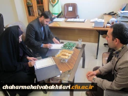 انعقاد تفاهم نامه همکاری دفتر تحقیقات کاربردی فا استان چ وب و  امور پژوهش دانشگاه فرهنگیان  استان چهارمحال و بختیاری