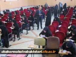 بازدید  دکتر رحیمی از حوزه های امتحانات  دانشجویی  2