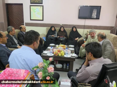 بازدید معاونت محترم نظارت، ارزیابی وتضمین کیفیت از دانشگاه فرهنگیان استان چهارمحال وبختیاری