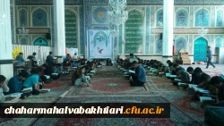 حضور دانشجویان دانشگاه فرهنگیان در مراسم معنوی اعتکاف 2