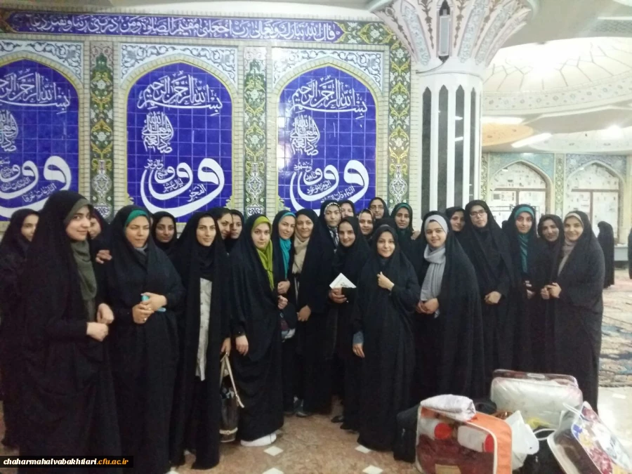 حضور دانشجویان دانشگاه فرهنگیان در مراسم معنوی اعتکاف 10