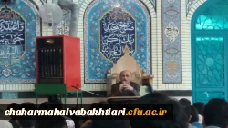 حضور دکتر رحیمی در جمع دانشجویان معتکف 2