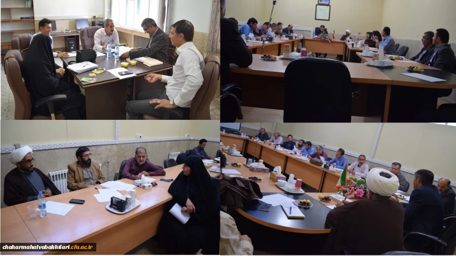 جلسات و کارگروه های تخصصی اساتید