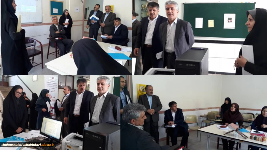 بازدید مدیرکل آموزش و پرورش و سرپرست امور پردیس های استان از روند انجام مصاحبه پذیرفته شدگان آزمون استخدامی آموزش و پرورش