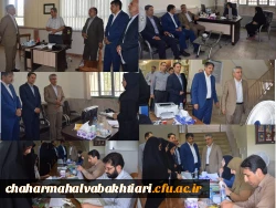 بازدید مدیر کل آموزش و پرورش استان و سرپرست مدیریت امور پردیس های استان از فرایند پذیرش