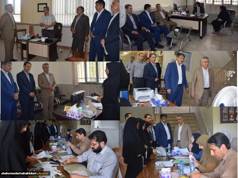 بازدید مدیر کل آموزش و پرورش استان و سرپرست مدیریت امور پردیس های استان از فرایند پذیرش