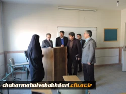 بازدید دکتر طاهری نیا از پردیس ها و مرکز آموزش عالی استان