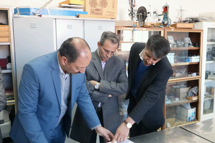بازدید دکتر طاهری نیا از پردیس ها و مرکز آموزش عالی استان
