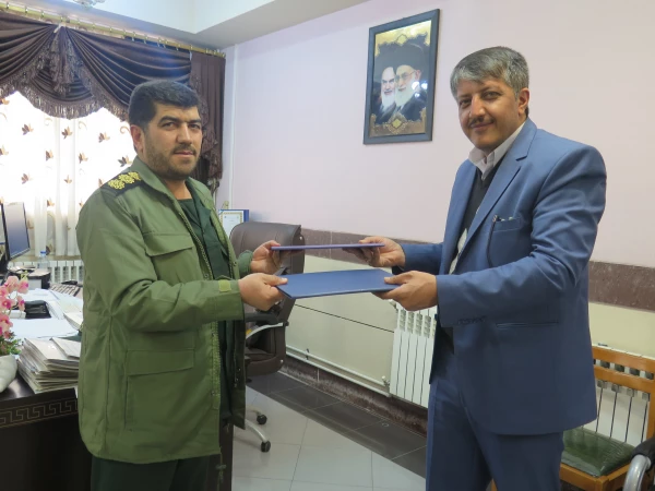 انعقاد تفاهم نامه همکاری با اداره حفظ آثار و نشر ارزش های دفاع مقدس