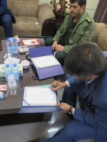 انعقاد تفاهم نامه همکاری با اداره حفظ آثار و نشر ارزش های دفاع مقدس