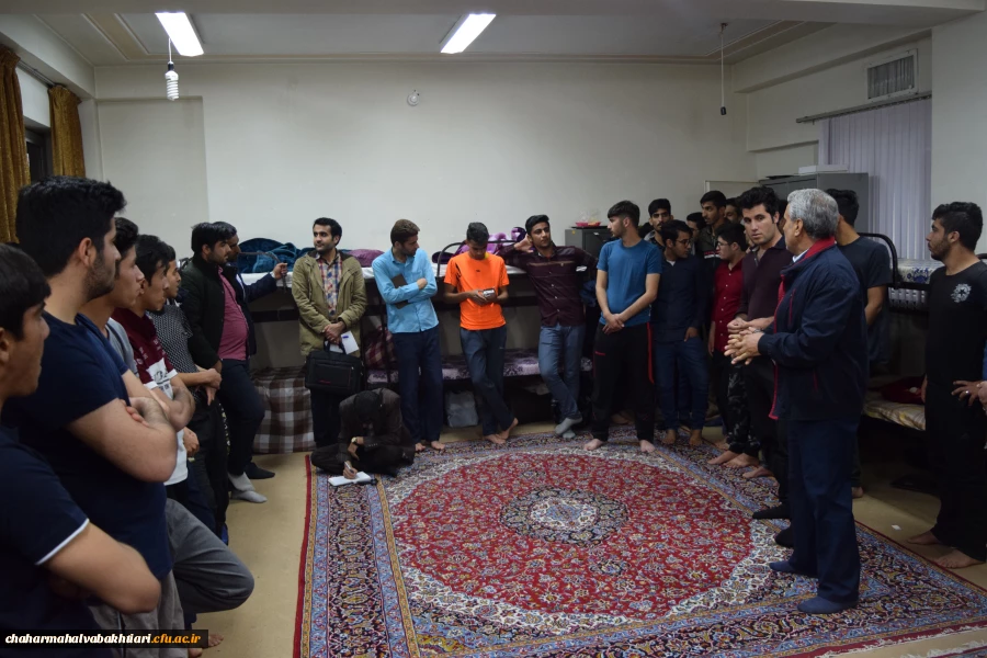 بازدید مدیر کل امور دانشجویی از سرای پردیس بحرالعلوم شهرکرد