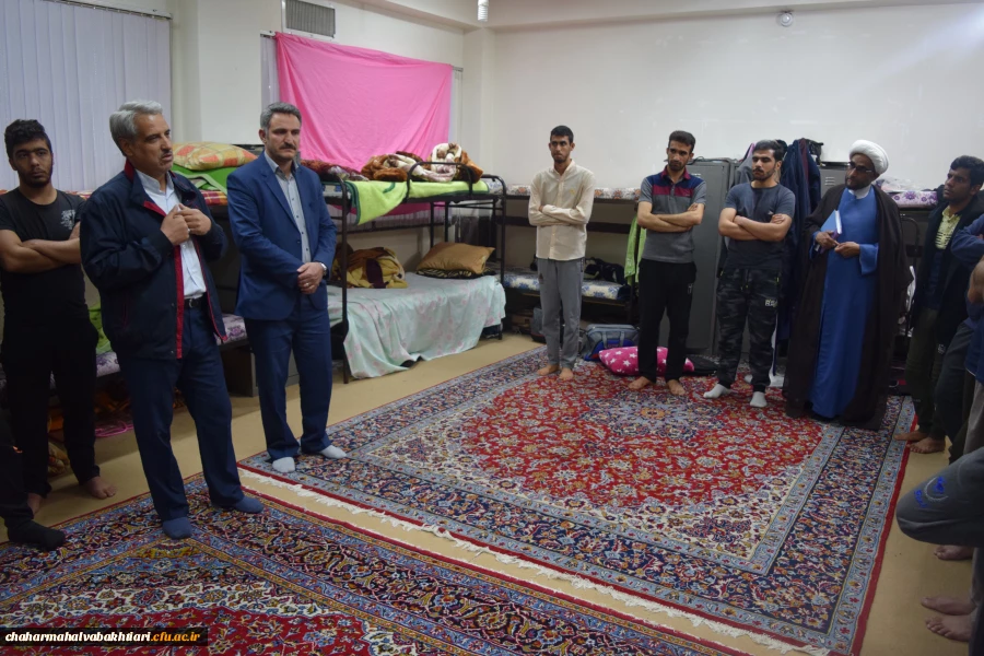 بازدید مدیر کل امور دانشجویی از سرای پردیس بحرالعلوم شهرکرد