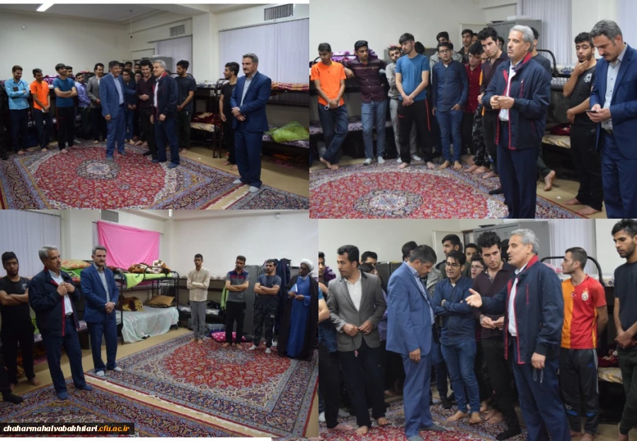 بازدید سرزده مدیر کل امور دانشجویی دانشگاه فرهنگیان از سرای دانشجویی پردیس بحرالعلوم شهرکرد
