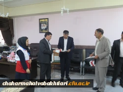 قدردانی جمعیت هلال احمر استان از دانشگاه فرهنگیان جهت جمع آوری کمک های نقدی و غیرنقدی به سیل زدگان