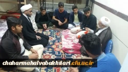 حضور استاد اخلاق حجت الاسلام همتیان در سراهای دانشجویی