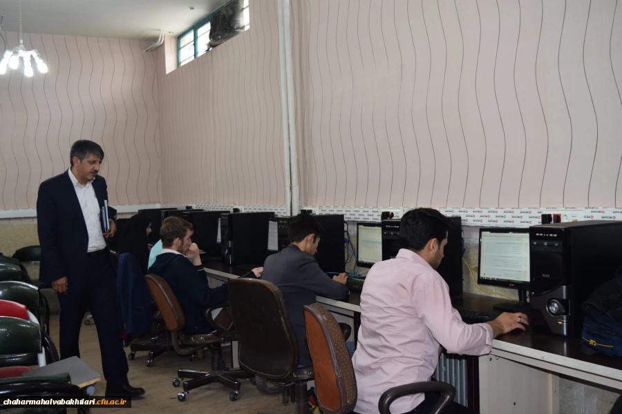 حضور مدیریت امور پردیس ها در محل برگزاری مسابقات مرحله کشوری