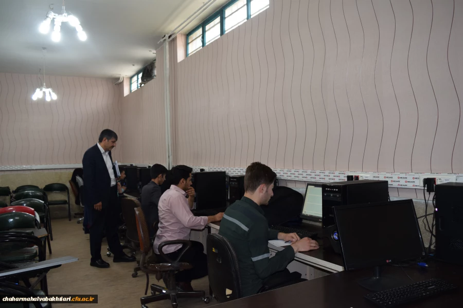 حضور مدیر امور پردیس های استان در محل برگزاری مسابقات کشوری