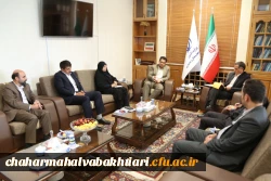 دیدار معاون آموزشی و تحصیلات تکمیلی با استاندار