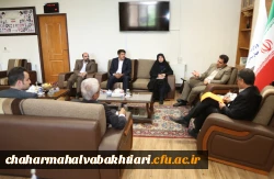 دیدار معاون آموزشی و تحصیلات تکمیلی با استاندار