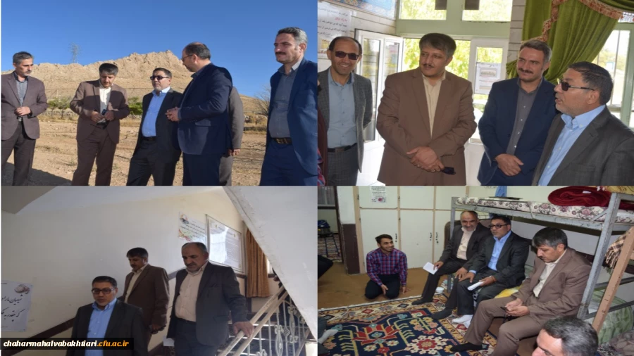 بازدید معاونت دانشجویی سازمان مرکزی از پردیس ها و مراکز