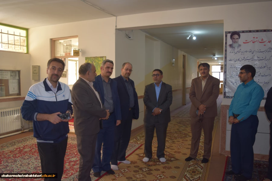 بازدید معاون دانشجویی سازمان مرکزی از دانشگاه فرهنگیان استان چهارمحال و بختیاری 3