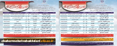 برنامه ارائه خدمات مشاوره و فعالیتهای وابسته ( در نیم سال دوم 98-99 ) مدیریت امور پردیسهای چهارمحال و بختیاری 