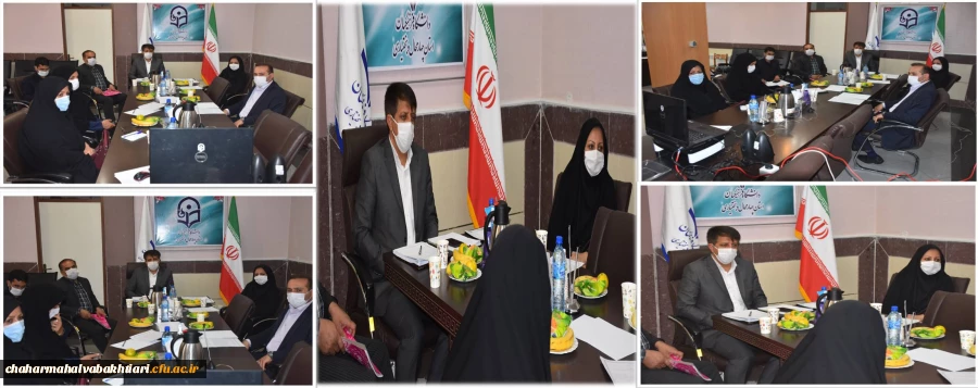 جلسه ویدئو کنفرانس مشترک دانشگاه فرهنگیان با سازمان فنی و حرفه ای استان  2