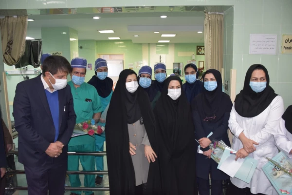 تقدیر رییس دانشگاه فرهنگیان استان چهارمحال و بختیای از پرستاران و کادر درمان 7