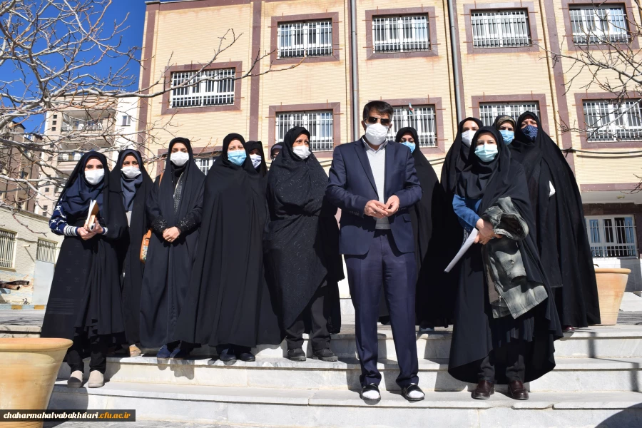 تجدید میثاق دانشگاهیان دانشگاه فرهنگیان استان چهارمحال و بختیاری با شهدا 7