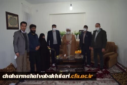 دیدار رییس دانشگاه فرهنگیان استان چهارمحال و بختیاری با خانواده های معزز شهدای دانشجو معلم 7
