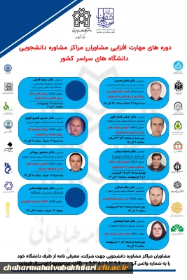 دوره های مهارت افزایی ویژه مشاوران و اساتید روانشناسی و مشاوره  با حضور اساتید برجسته کشوری