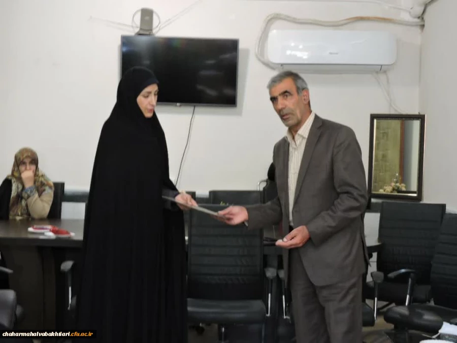 تکریم و معارفه سرپرست پردیس شهید باهنر شهرکرد 5