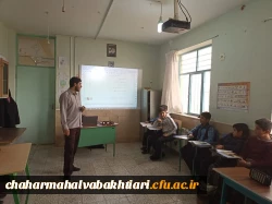   دانشجو معلمان کارورز پردیس شهید باهنر از کلاس های چند پایه منطقه گندمان بازدید نمودند 5