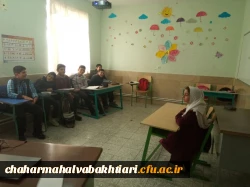   دانشجو معلمان کارورز پردیس شهید باهنر از کلاس های چند پایه منطقه گندمان بازدید نمودند 10