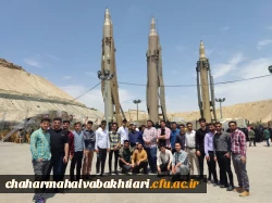بازدید علمی دانشجویان از سایت هسته ای   موشکی قم