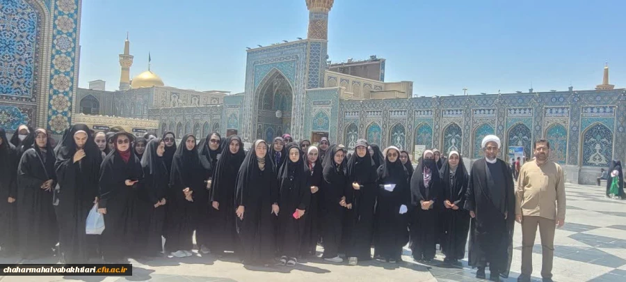 برگزاری اردوی مشهد مقدس برای دانشجویان شرکت کننده در طرح ولایت 2