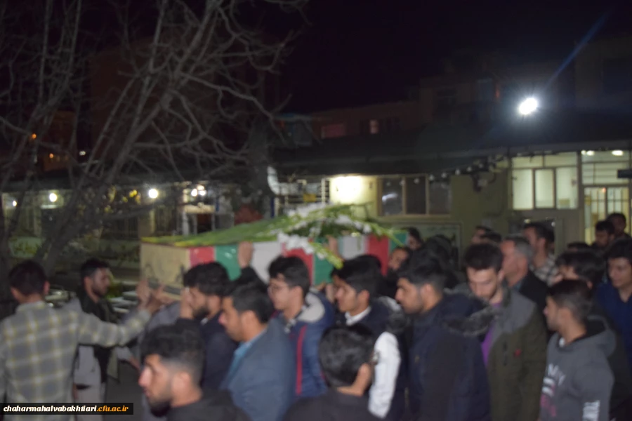 مراسم استقبال از شهید گمنام 