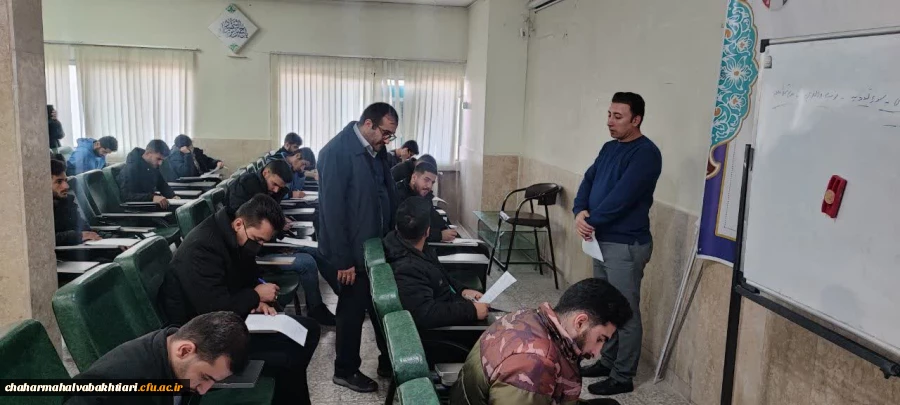 بازدید سرزده رئیس دانشگاه فرهنگیان استان از روند برگزاری امتحانات  2