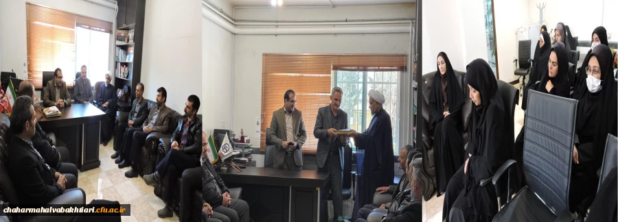 معارفه آقای دکتر کریمی به عنوان معاونت توسعه و پشتیبانی پردیس شهید باهنر 2